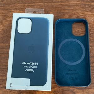 Apple leather case for iPhone 12 mini